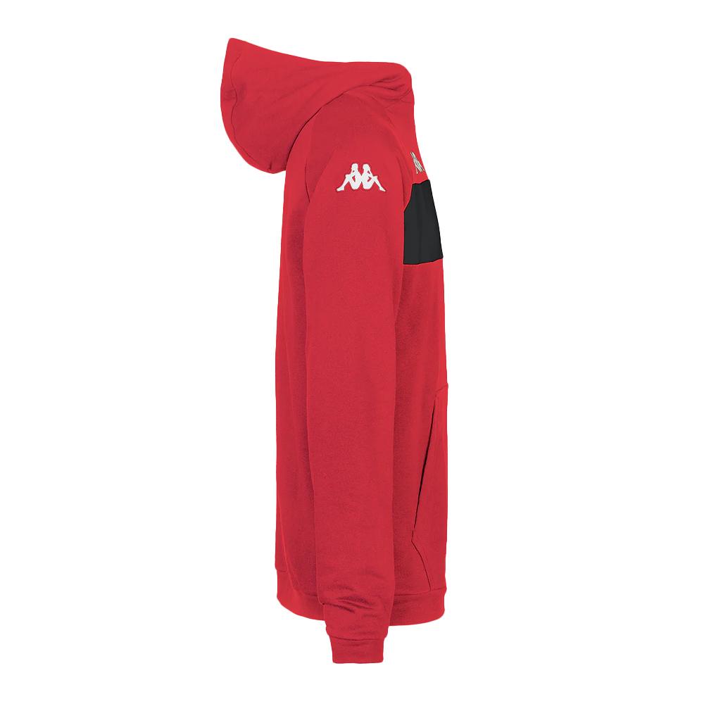 Sweat Rouge Homme Kappa Daccio vue 2