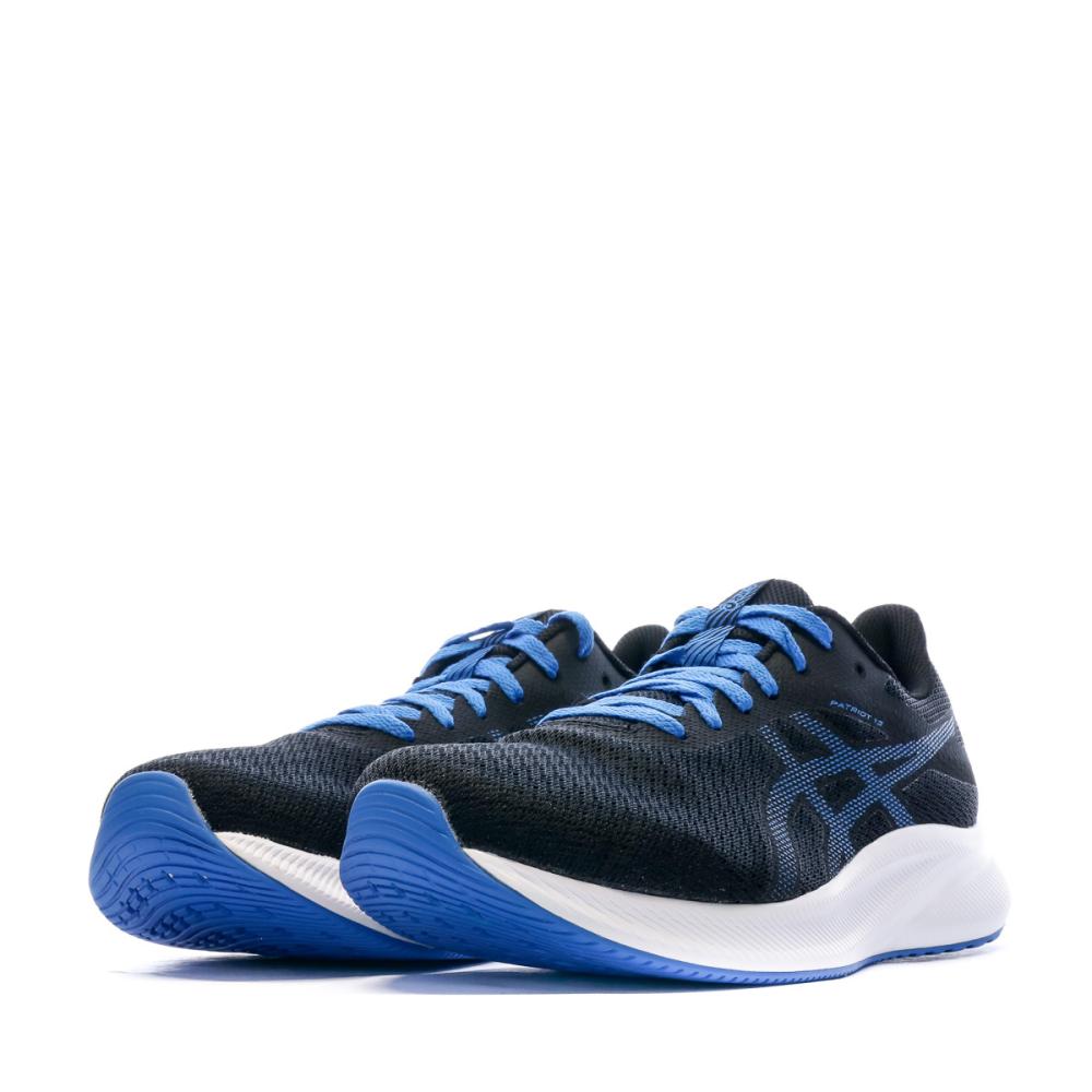 Chaussures de Running Noir/Bleu Homme Asics Patriot 13 vue 6