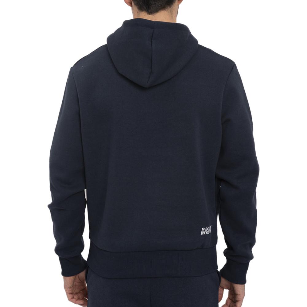 Sweat à capuche Marine Homme Paname Brothers Sergio vue 2