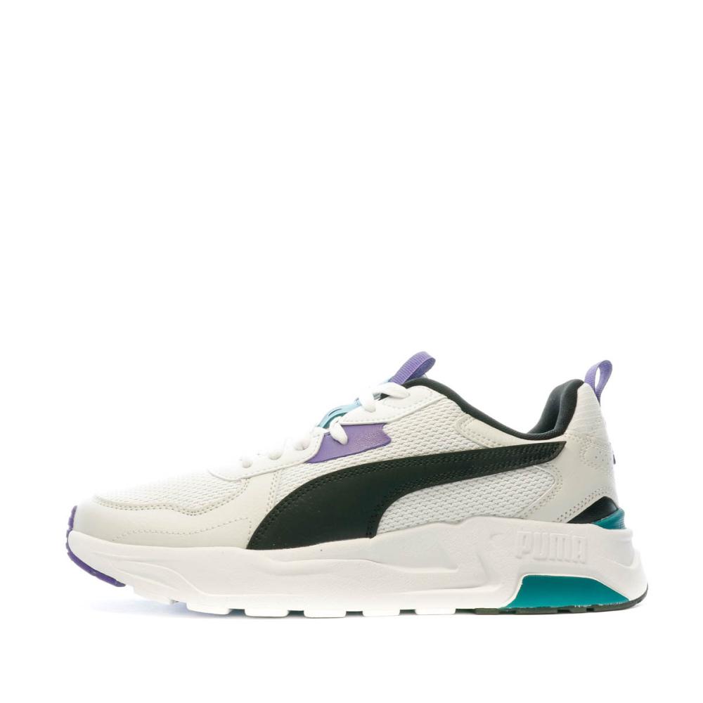 Baskets Blanches/Violettes Homme Puma Trinity Lite pas cher
