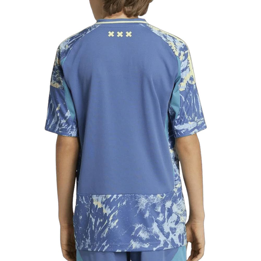 Ajax Amsterdam Maillot Extérieur Bleu Garçon Adidas 24/25 vue 2