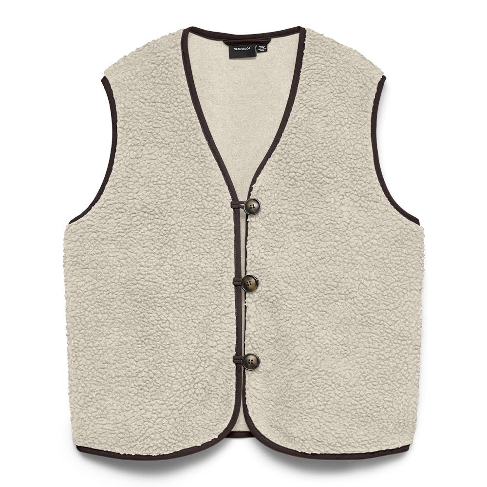 Gilet sans manches Beige Femme Vero Moda Cleo pas cher