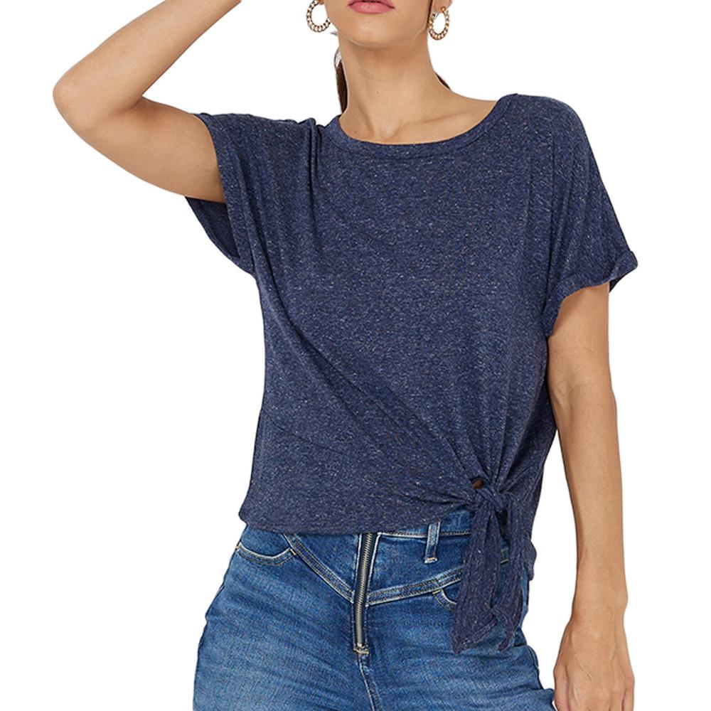 T-Shirt Marine Femme Vero Moda Marijune pas cher
