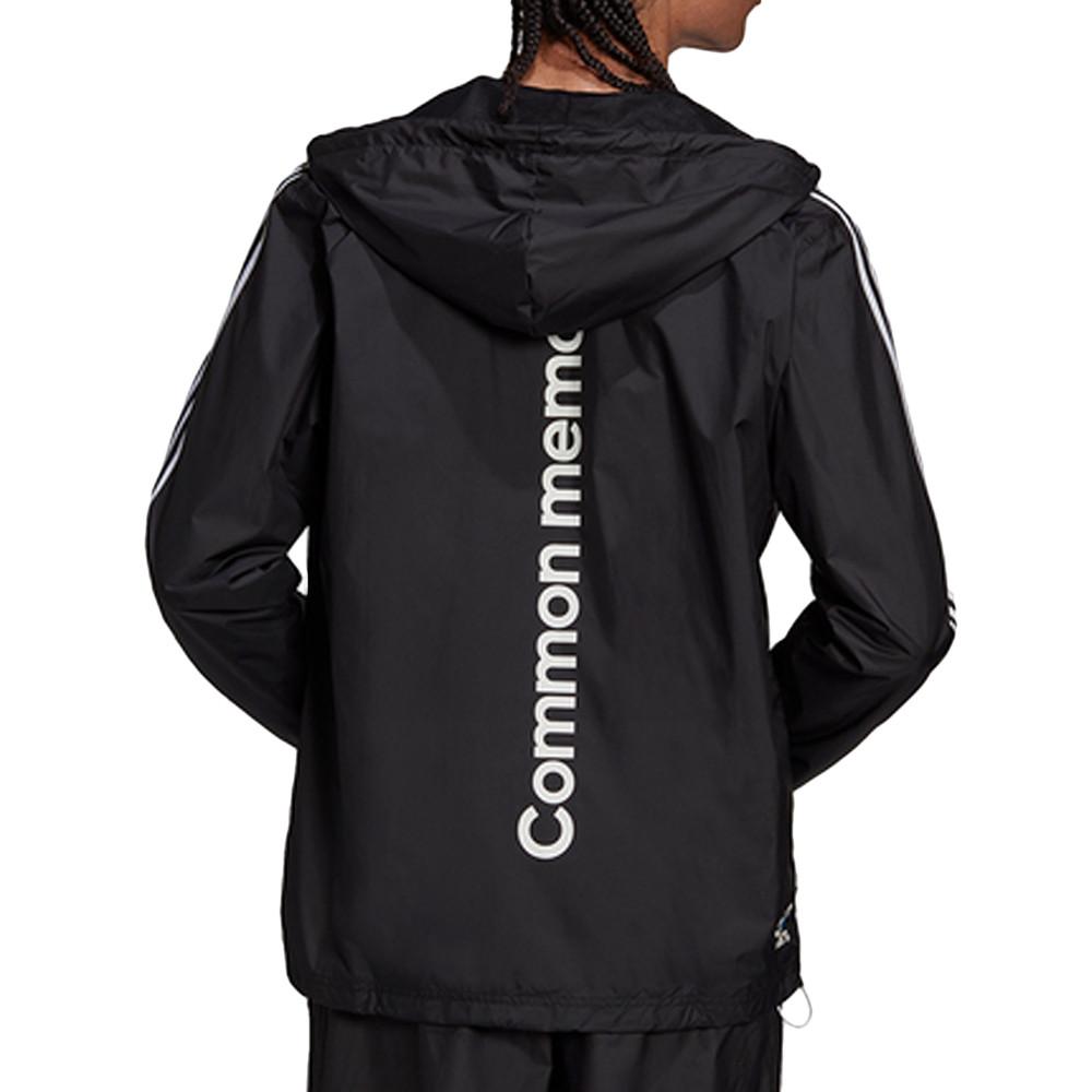 Veste Coupe-vent Noir Homme Adidas Trefoil C Wb vue 2