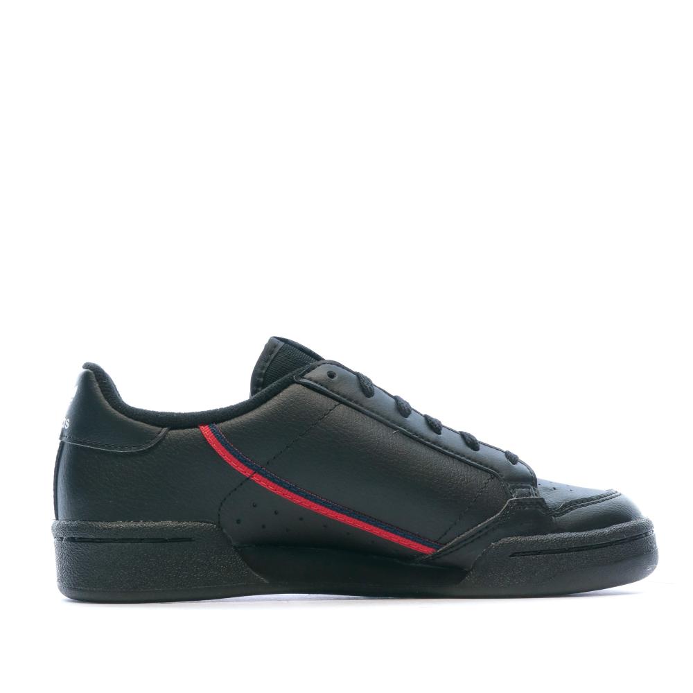 Baskets Noires Garçon Adidas CONTINENTAL 80 J vue 2