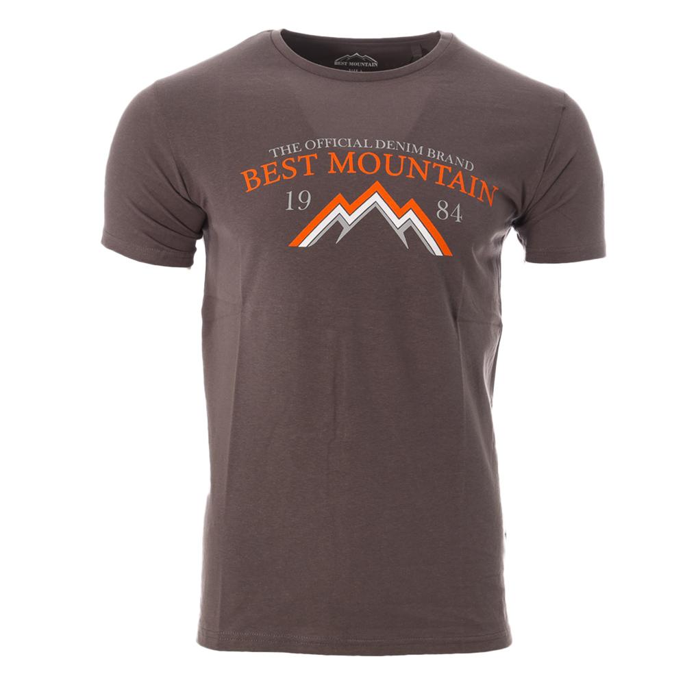 T-shirt Gris Homme Best Mountain 2004 pas cher