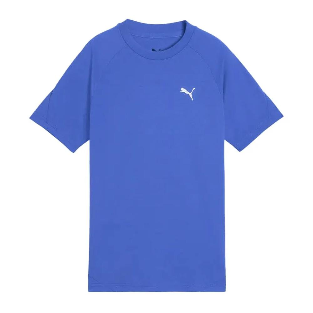 T-Shirt Bleu Garçon Puma Evostripesd pas cher