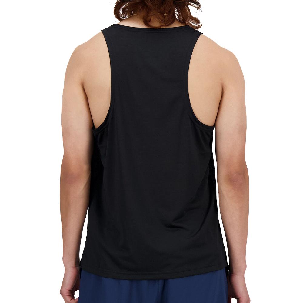 Débardeur Noir Homme New Balance Singlet vue 2