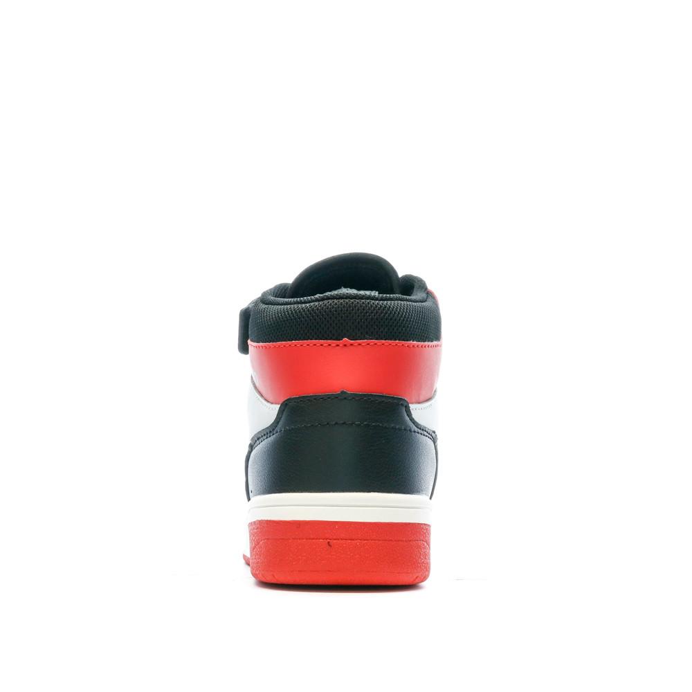 Baskets Rouges/Noires/Blanches Garçon Umbro Olly vue 3