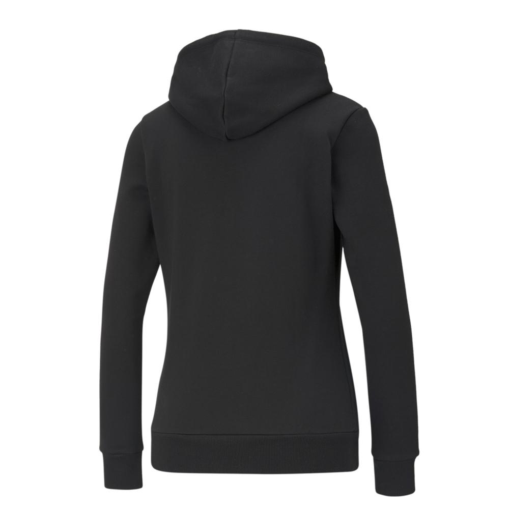 Sweat à Capuche Noir Femme Puma Logo Hoodie vue 2