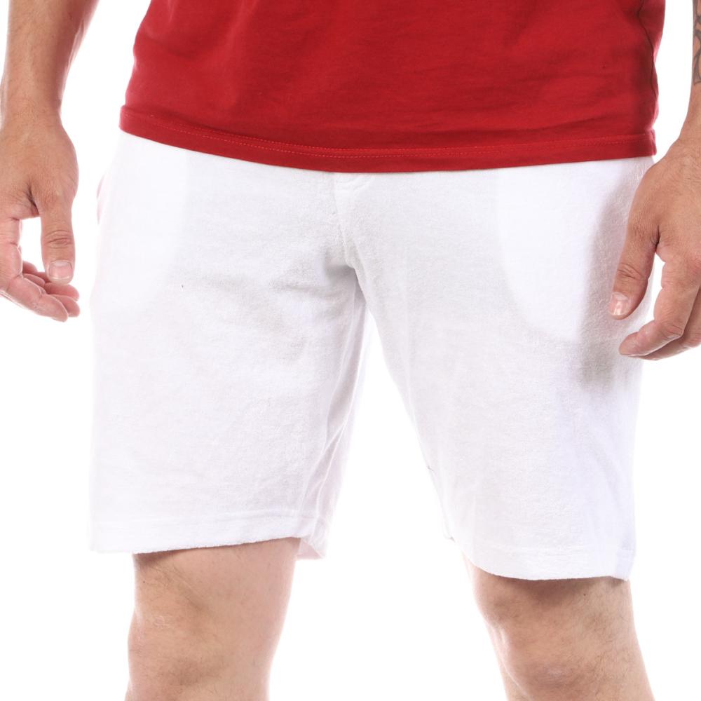 Short Blanc Homme American People Sevene pas cher