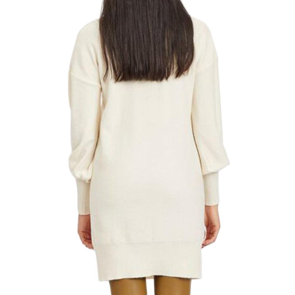 Robe en maille Écru Femme Vila BECKS vue 2