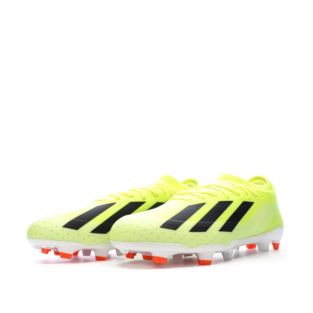 Crampons de Football Jaune Homme Adidas X Crazyfast League vue 6