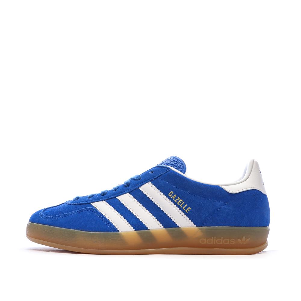 Gazelle Baskets Bleue Homme Adidas pas cher