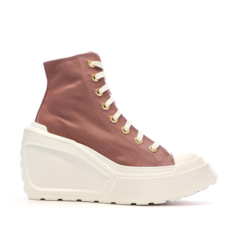 Baskets Rose Femme Converse Chuck 70 De Luxe Platform vue 2