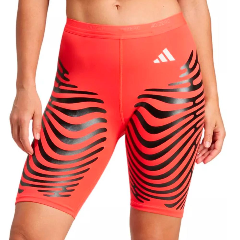 Short Rouge/Noir Femme Adidas Adizero pas cher