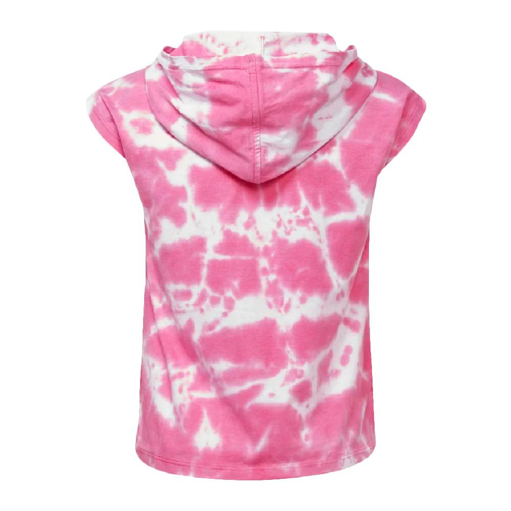 T-Shirt rose fille Reebok Tie Dye Hood Tee vue 2