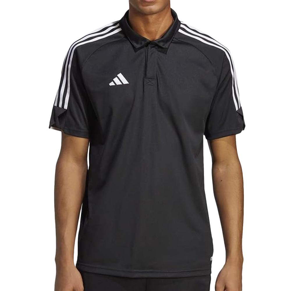 Polo Noir Homme Adidas Tiro23 pas cher