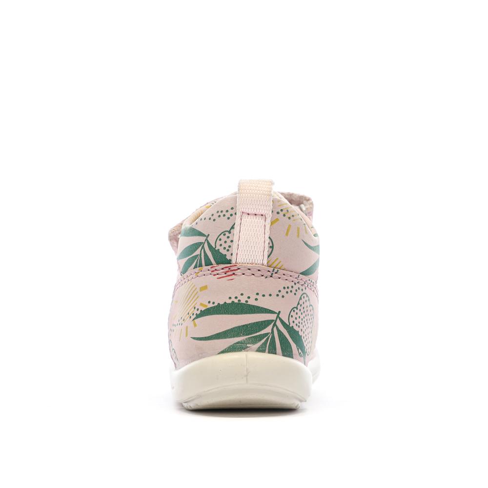 Baskets Hautes Rose Fille Kickers Bottillon vue 3