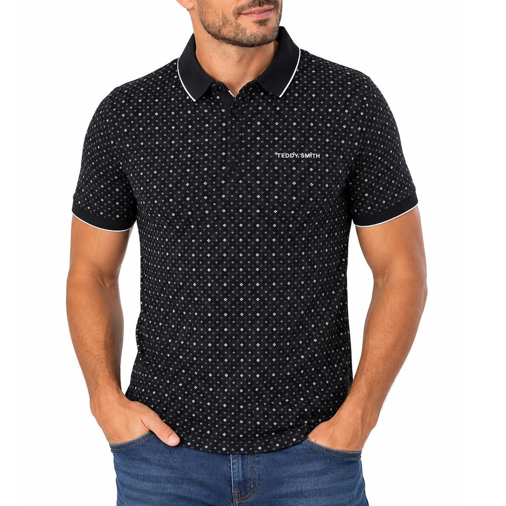 Polo Marine à Motifs Homme Teddy Smith Pasy 2 vue 4