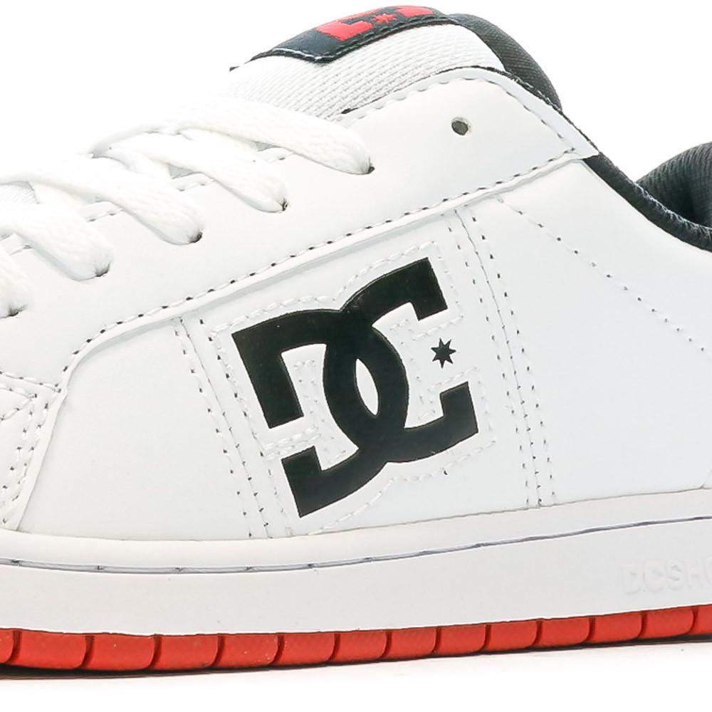 Baskets Blanches/Rouge Garçon Dc shoes Striker vue 7