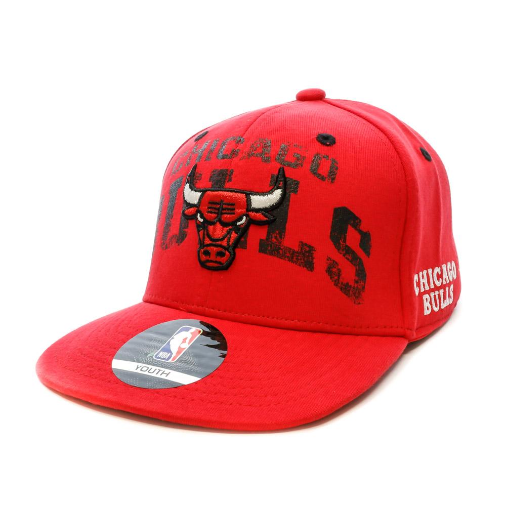 Casquette Rouge Homme CHICAGO BULLS NBA Collegiate pas cher