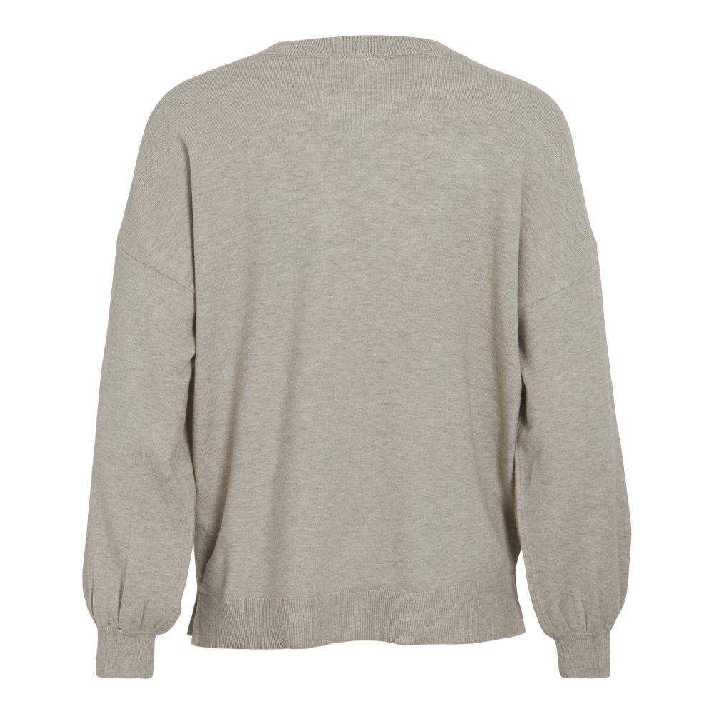 Pull Beige Femme Vila Comfy vue 2