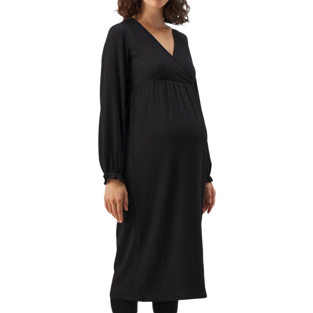 Robe Noire Femme Mamalicious Naomi pas cher
