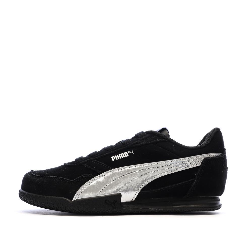 Zapatillas negras/plateadas para niño Puma Bella Donna barato