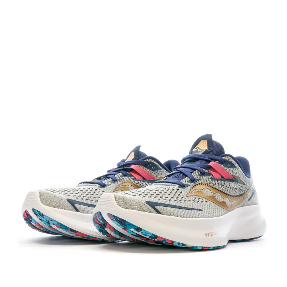 Chaussures de running Grises Femme Saucony Ride 15 Night vue 6