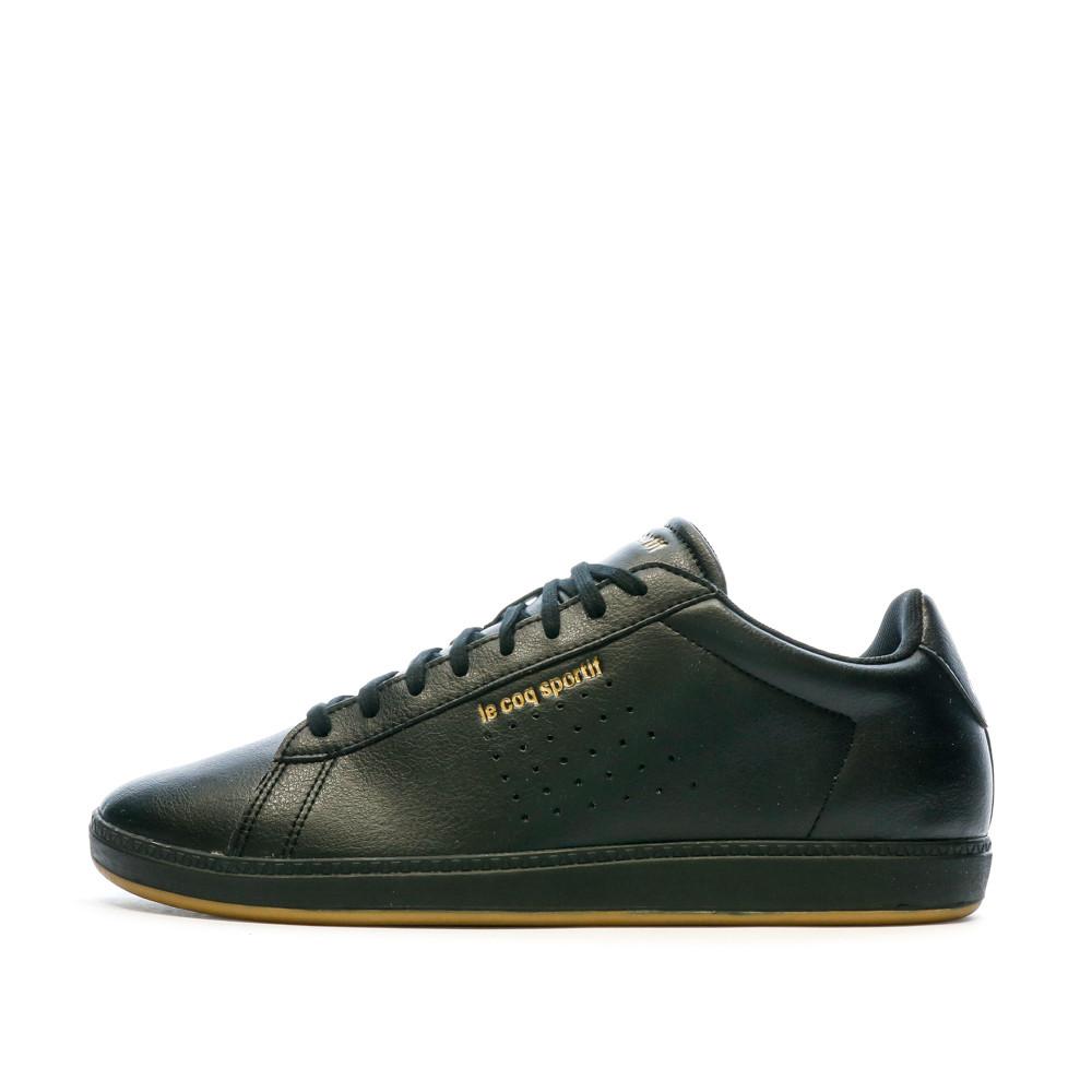 Baskets Noir Homme Le Coq Sportif Court set pas cher