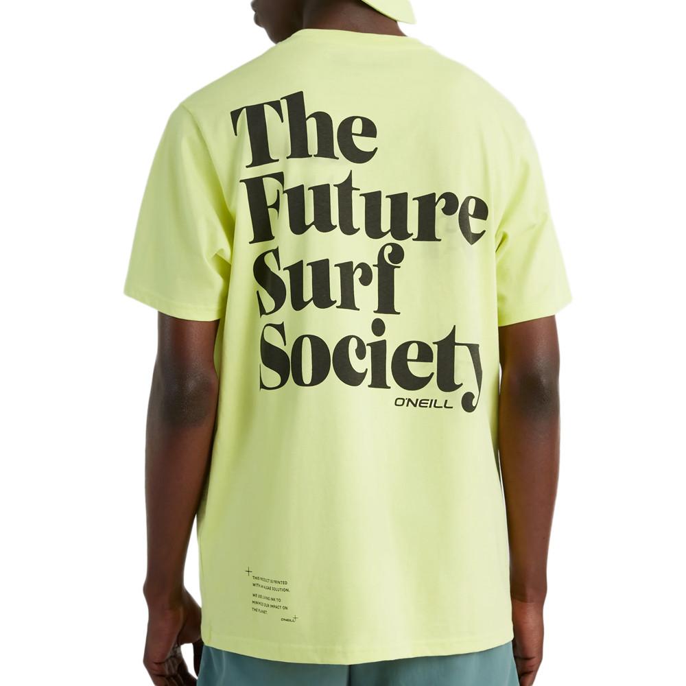 T-shirt Vert Anis Homme O'Neill Future Surf Back vue 2