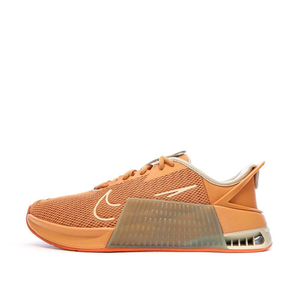 Chaussures de Fitness Orange Femme Nike Metcon 9 pas cher