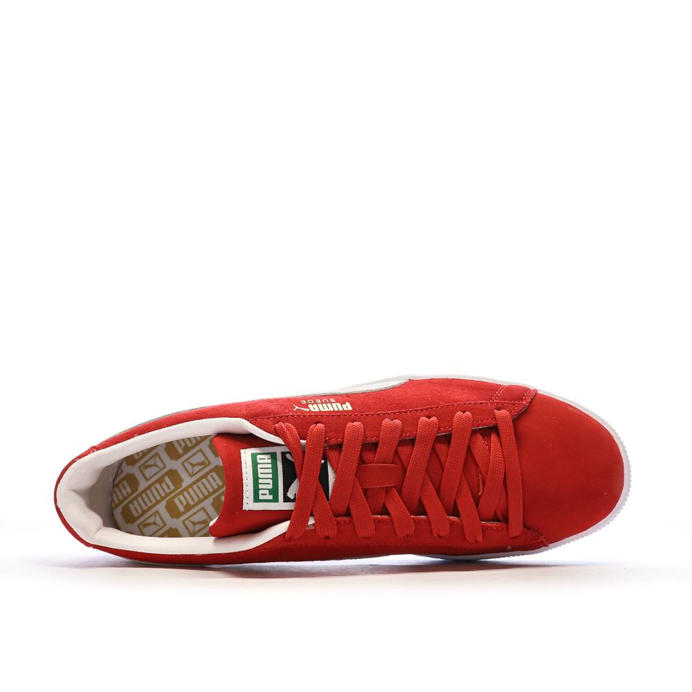 Baskets Rouges Mixte Puma Suede Classic XXL vue 4