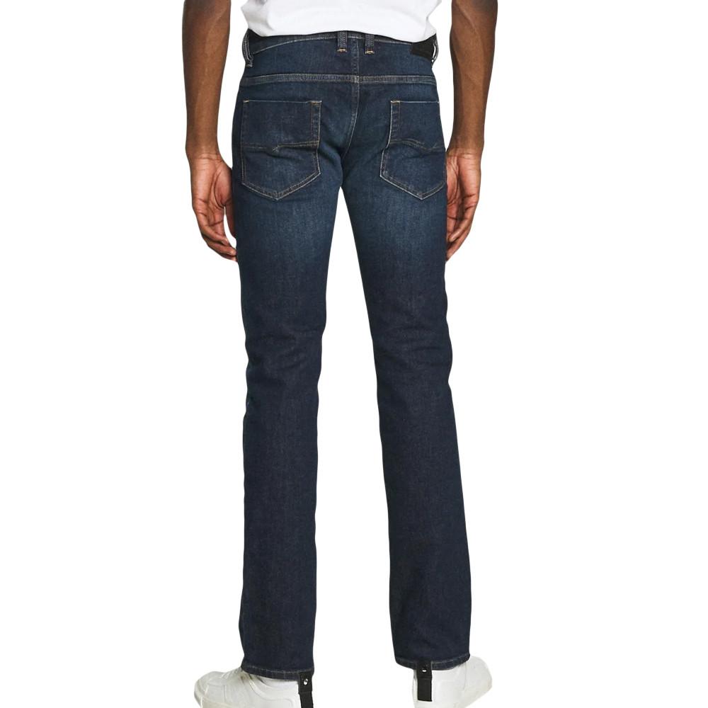 Jeans Straight Bleu foncé Homme Diesel Safado vue 2