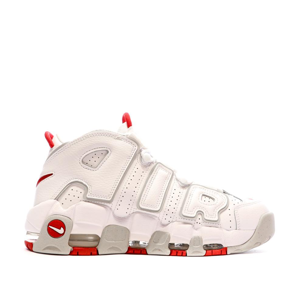 Baskets Blanches/Grises Homme Nike Air More Uptempo 96 vue 2