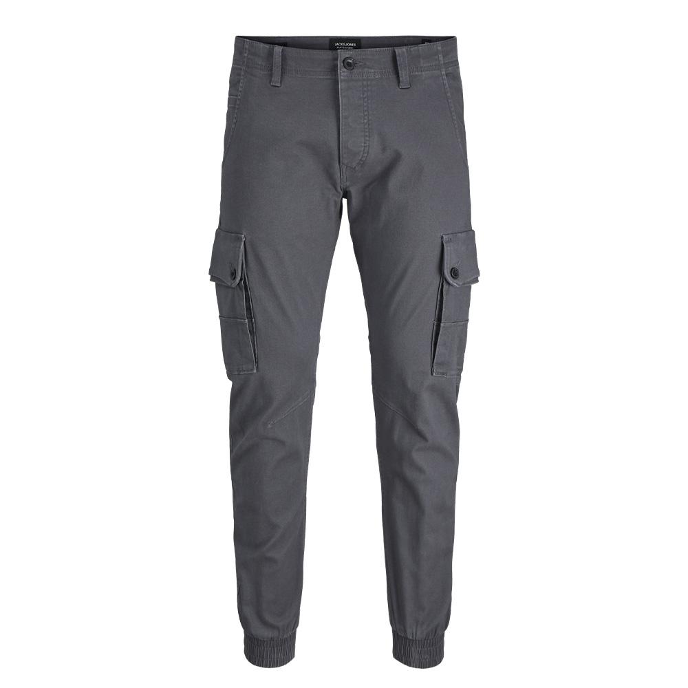 Pantalon Cargo Gris Homme Jack & Jones Warner 12167596 pas cher