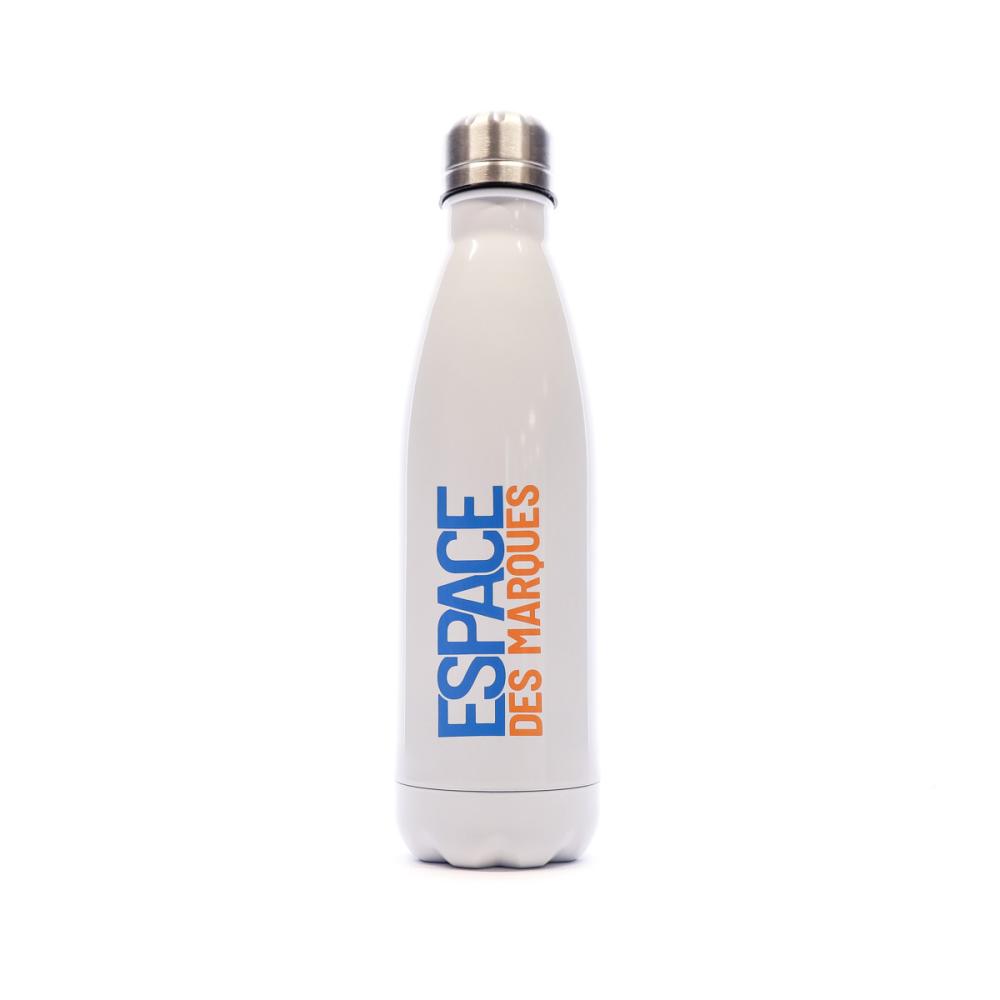 Gourde en acier Blanche 700ml pas cher