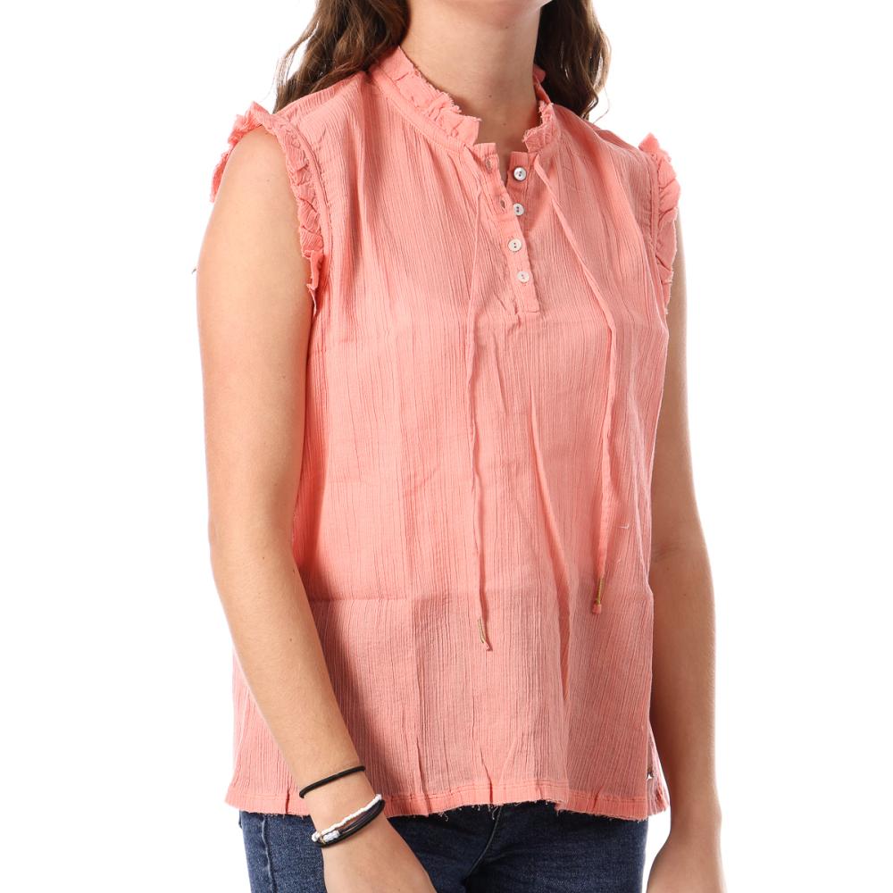 Blouse Rose Femme Teddy Smith Alvina pas cher