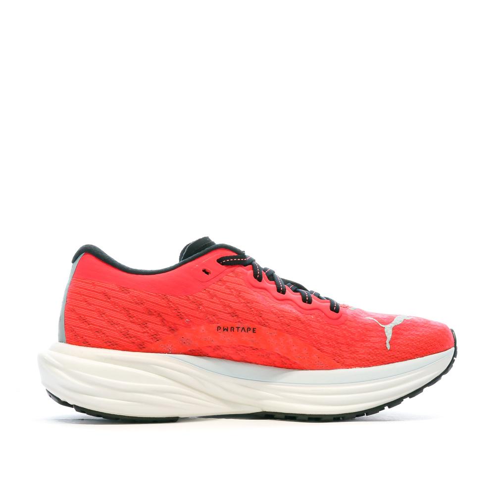 Chaussures de Running Rose Fuchsia Femme Puma Deviate Nitro 2 vue 2