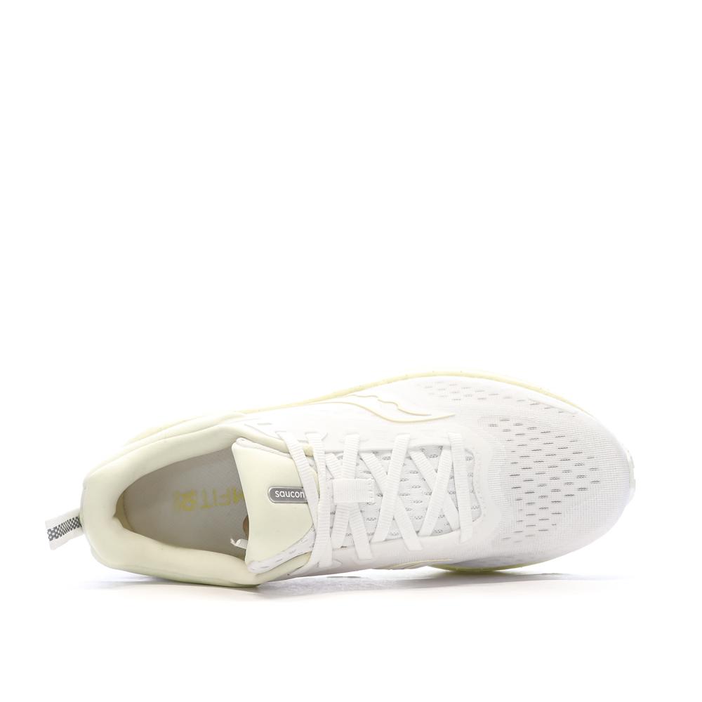 Chaussures de Running Blanches Femme Saucony Surge 3 vue 4