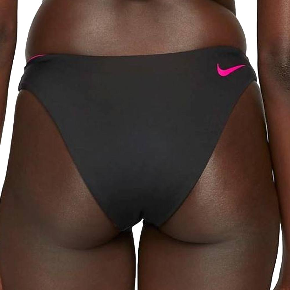 Bas de maillot de bain Noir/Rose Femme Nike Reversible vue 3