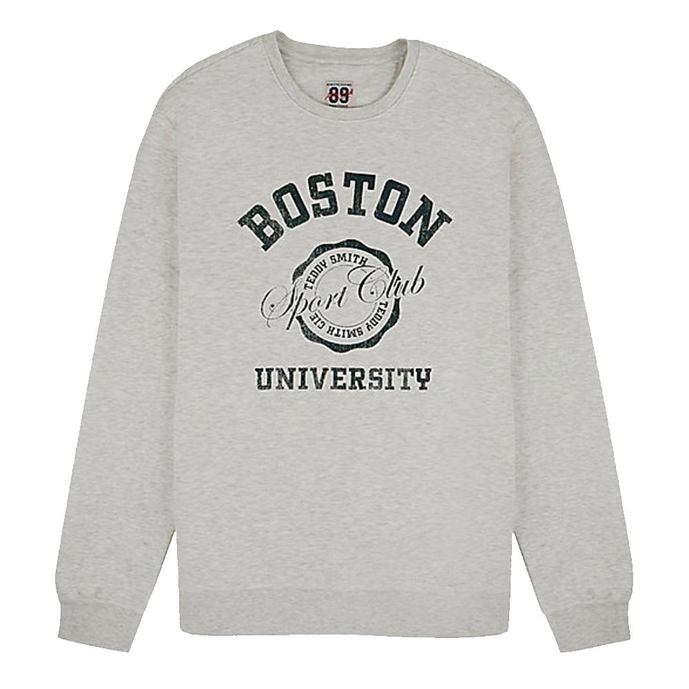 Sweat Gris Homme Teddy Smith Boston pas cher