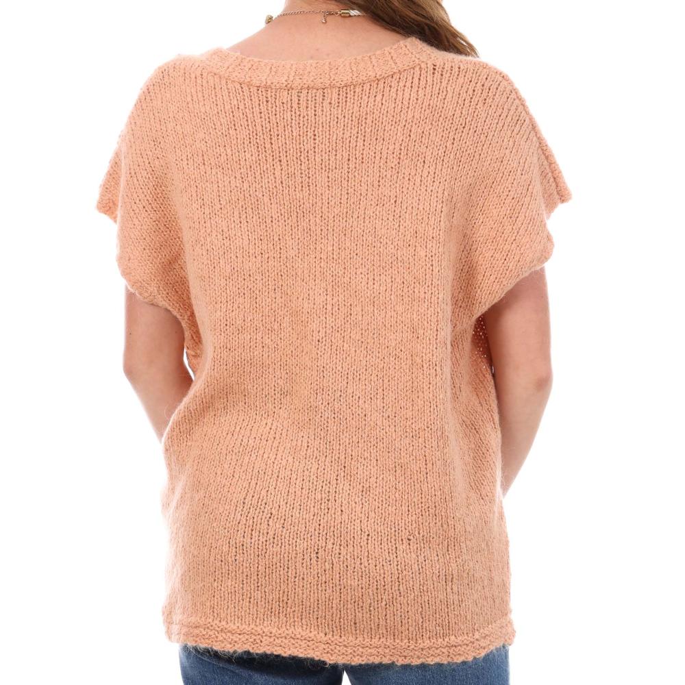 Gilet Rose Femme Teddy Smith Laurie vue 2