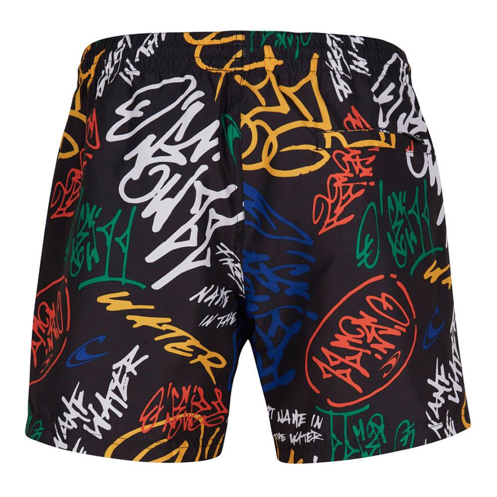 Short de bain Noir Homme O'Neill Graffiti vue 2