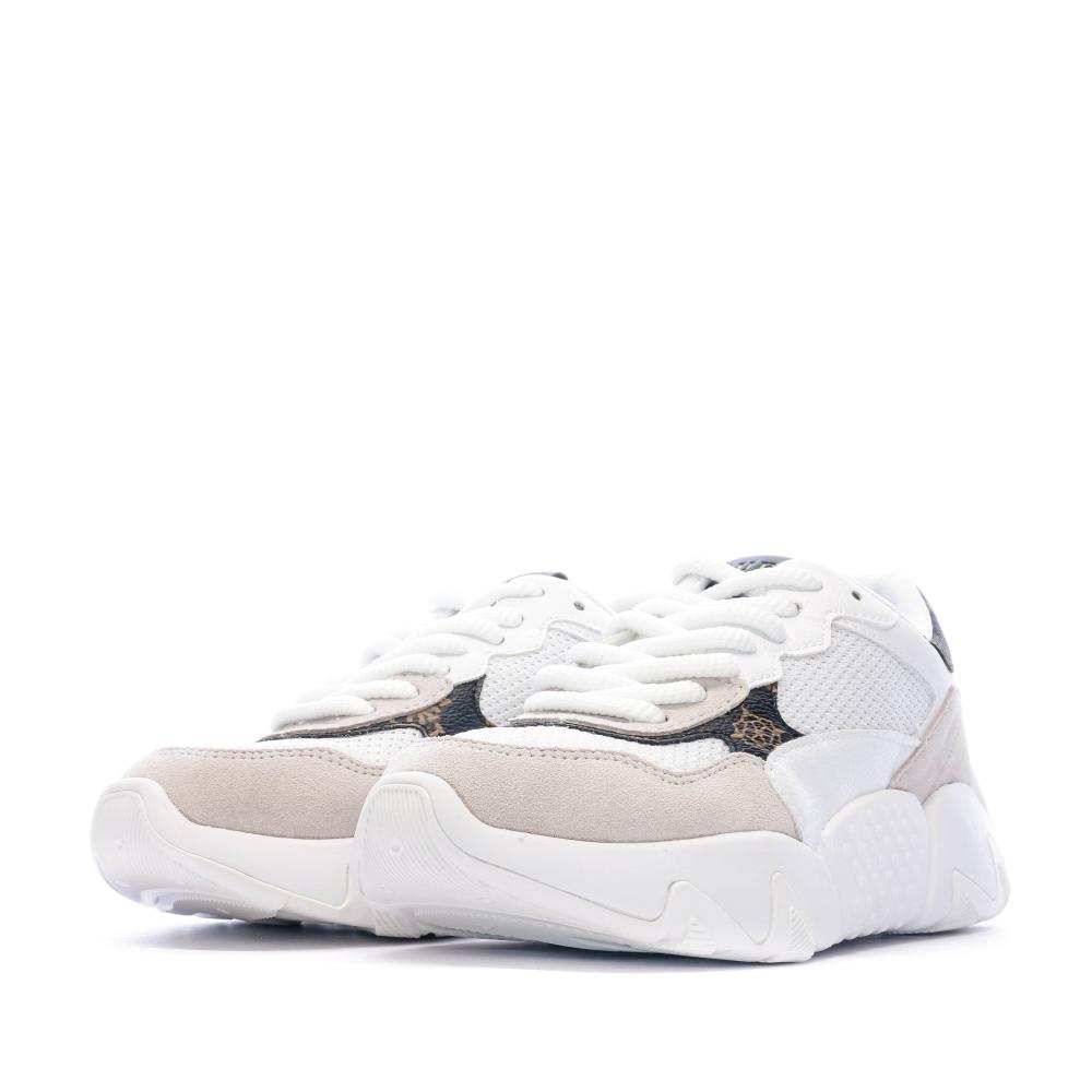 Baskets Blanches Femme Guess Goldon vue 6