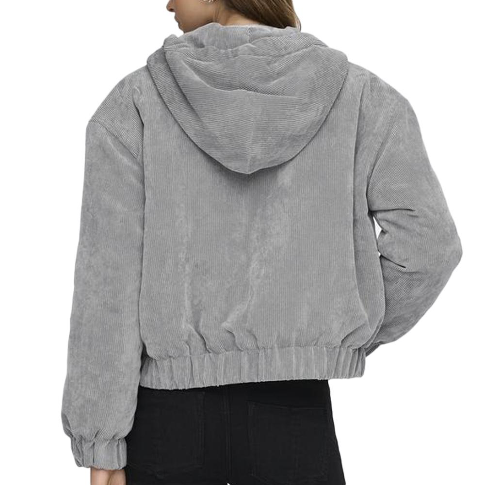Veste Grise Femme Only Suva Corduroy vue 2