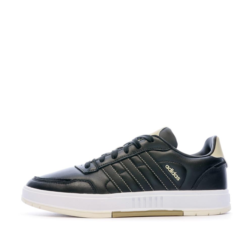 Baskets Noir/Doré Homme Adidas Courtmaster pas cher