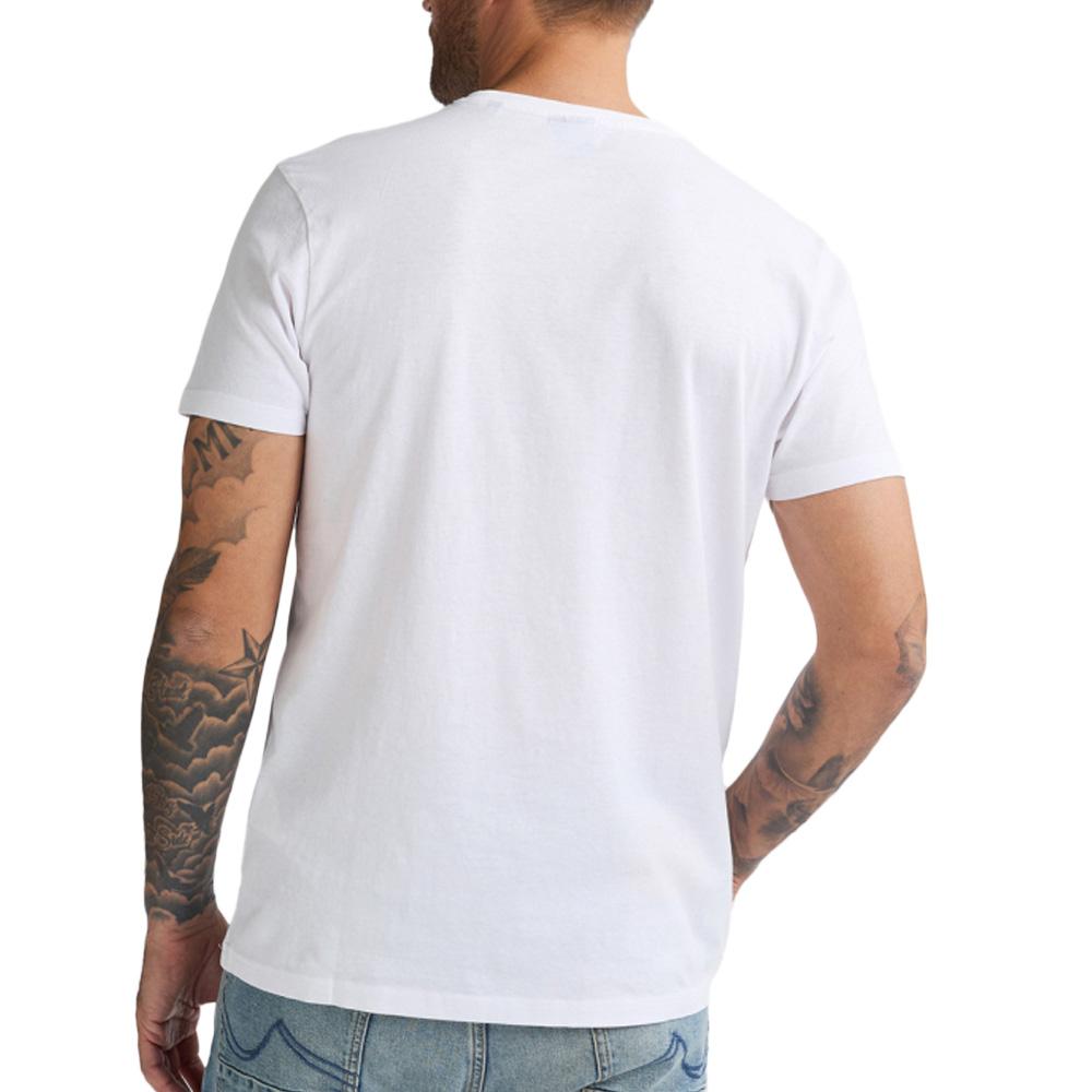 T-shirt Blanc Homme Petrol Industries TSR002-9999 vue 2