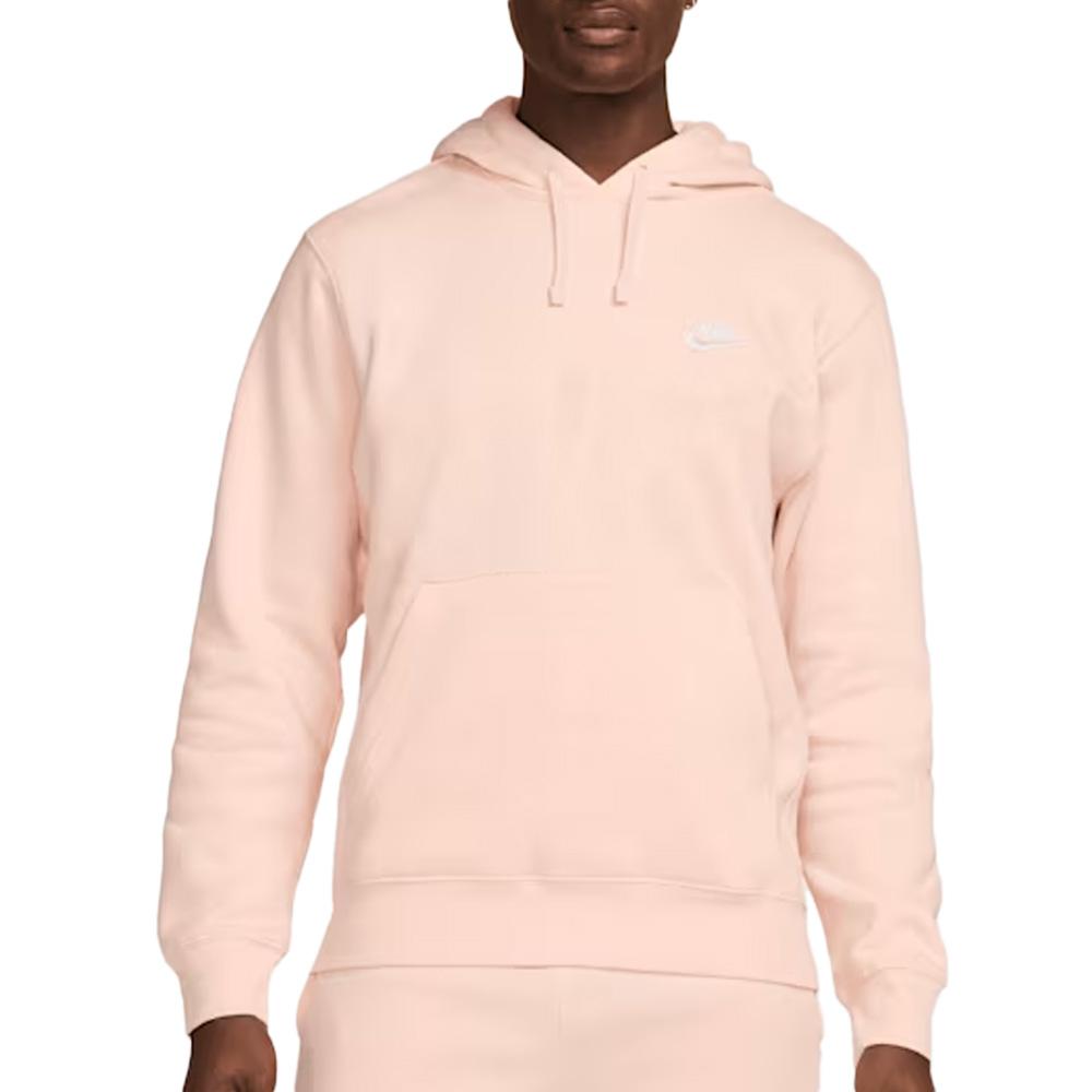 Sweat à Capuche Orange Homme Nike Club Hoodie pas cher